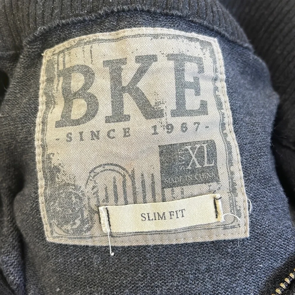 BKE Quarter Zip Slim Fit Sweater Men’s XL